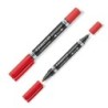 Rotulador permanente Staedtler Lumocolor 348 Doble Rojo (10 Unidades)