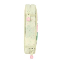 Estuche Escolar con Accesorios Glow Lab Magic flow Beige 12.5 x 19.5 x 4 cm (28 piezas)