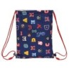 Bolsa Mochila con Cuerdas Mickey Mouse Clubhouse Only one Azul marino 26 x 34 x 1 cm