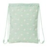 Bolsa Mochila con Cuerdas Safta Ovejita Verde (26 x 34 x 1 cm)