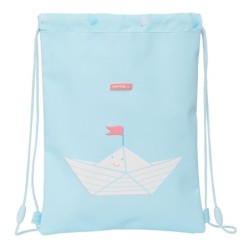 Bolsa Mochila con Cuerdas Safta Ship Azul (26 x 34 x 1 cm)
