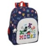 Mochila Escolar Mickey Mouse Clubhouse Only one Azul marino 33 x 42 x 14 cm