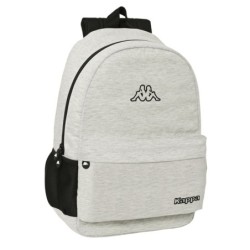 Mochila Escolar Kappa Grey knit Gris (30 x 46 x 14 cm)