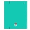 Carpeta de anillas Safta Turquesa Turquesa (27 x 32 x 3.5 cm)
