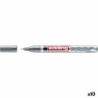 Rotulador permanente Edding 780 Plateado (10 Unidades)