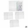 Carpeta Portafolios Pincello ELASTIC 3 COL Verde Transparente (12 Unidades)