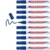 Rotulador permanente Edding 8300 Azul (10 Unidades)