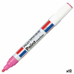 Rotulador permanente Pilot SC-PM-P Rosa (12 Unidades)