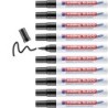 Rotulador permanente Edding 8300 Negro (10 Unidades)