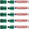 Rotulador permanente Edding 800 Verde (5 Unidades)