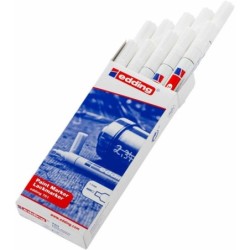 Rotulador permanente Edding E751 Blanco (10 Unidades)