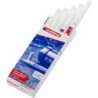 Rotulador permanente Edding E751 Blanco (10 Unidades)