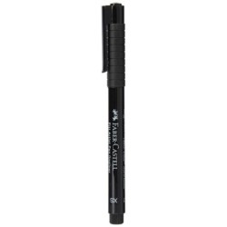 Rotulador permanente Faber-Castell Pitt Artist Rotulador permanente Negro (10 Unidades)