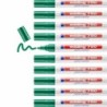 Rotulador permanente Edding 750 Verde (10 Unidades)