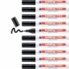 Rotulador permanente Edding 750 Negro (10 Unidades)