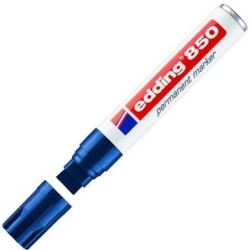 Rotulador permanente Edding 850 Azul (5 Unidades)