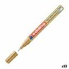 Rotulador permanente Edding 780 Dorado (10 Unidades)