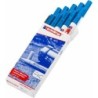 Rotulador permanente Edding 751 Azul (10 Unidades)