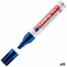 Rotulador permanente Edding N1 Azul (10 Unidades)