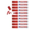 Rotulador permanente Edding N1 Rojo (10 Unidades)