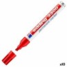 Rotulador permanente Edding 3300 Rojo (10 Unidades)