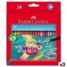 Lápices de Colores Acuarelables Faber-Castell Multicolor 3 Piezas
