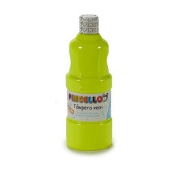 Témperas Pincello Neon Amarillo 400 ml (6 Unidades)