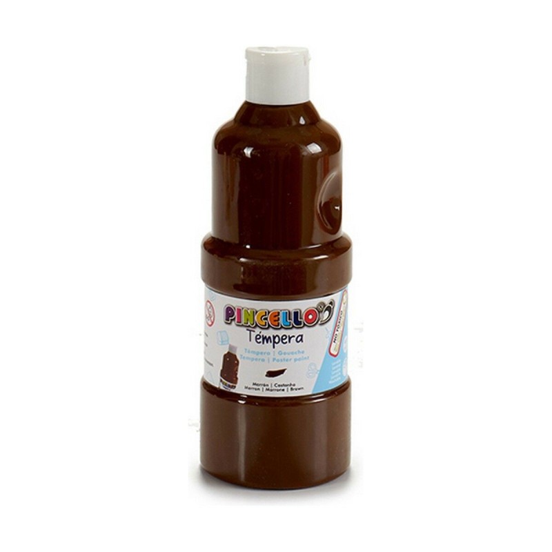 Témperas Pincello Marrón 400 ml (6 Unidades)