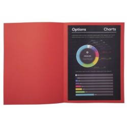 Subcarpeta Exacompta Rock's Rojo A4 100 Piezas