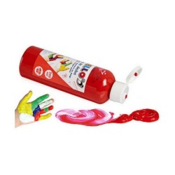 Pintura de Dedos Pincello FP200-R Rojo 200 ml (12 Unidades)