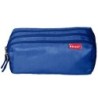 Estuche Escolar ENRI Azul 21 x 7 x 11 cm (5 Unidades)