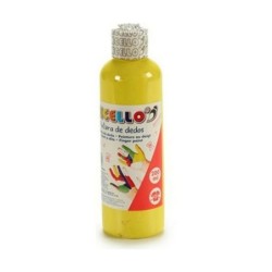 Pintura de Dedos Pincello FP200-Y Amarillo 200 ml (12 Unidades)