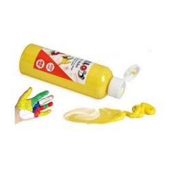 Pintura de Dedos Pincello FP200-Y Amarillo 200 ml (12 Unidades)