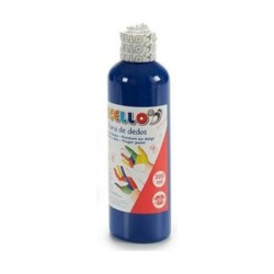 Pintura de Dedos Pincello FP200-BL Azul 200 ml (12 Unidades)