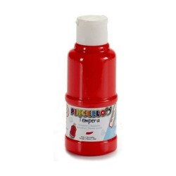 Témperas Pincello Rojo 120 ml (12 Unidades)