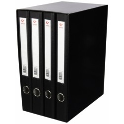 Archivador de Palanca Grafoplas 25 mm Modular Negro 35 x 29 x 18 cm