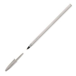 Boligrafo de tinta líquida Bic 921339 Negro Plateado 0,32 mm (20 Piezas)