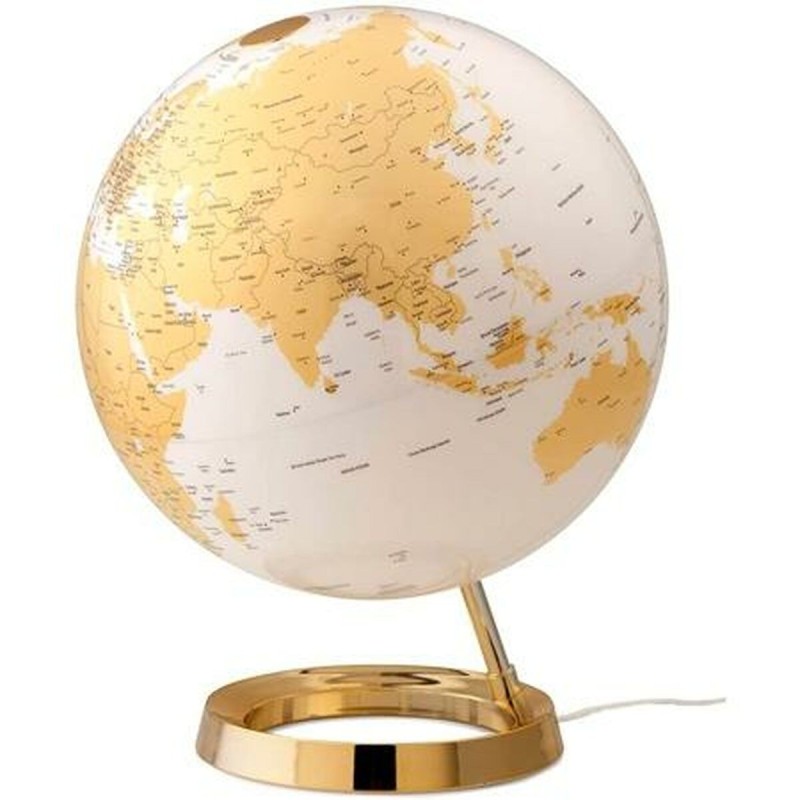 Globo Terraqueo con Luz Atmosphere Light & Colour Dorado Plástico Ø 30 cm