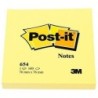 Notas Adhesivas Post-it CANARY YELLOW Amarillo 7,6 x 7,6 cm 24 Piezas 76 x 76 mm