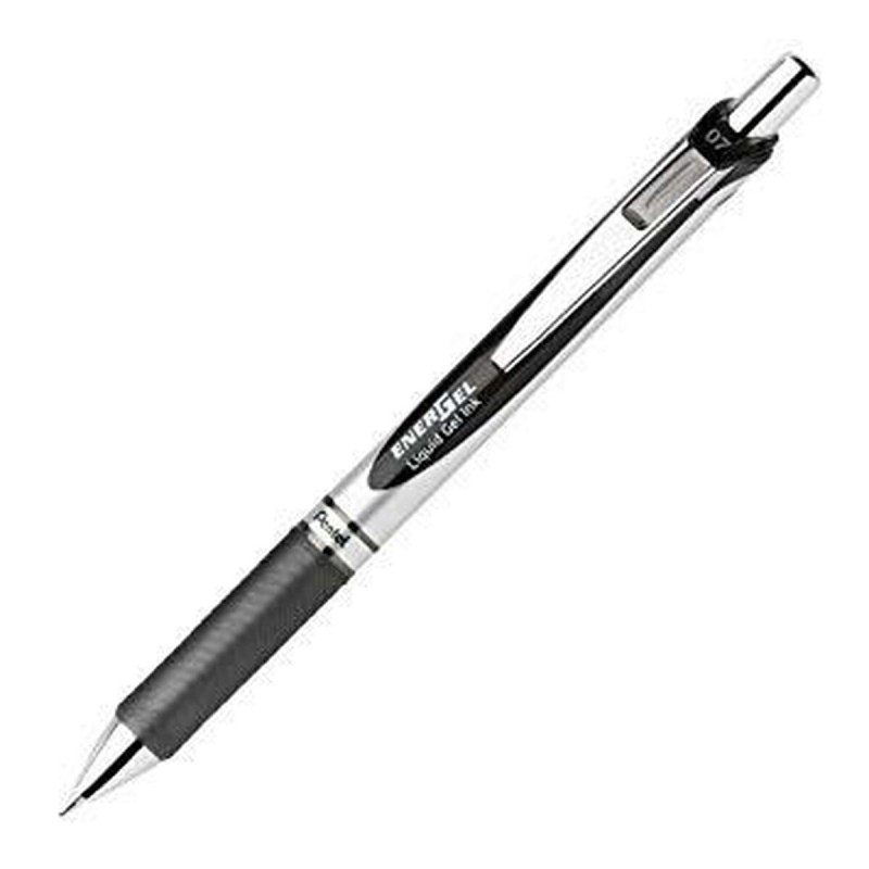 Bolígrafo de gel Pentel EnerGel Deluxe Negro 0,35 mm 12 Piezas Bolígrafo de gel Pentel EnerGel Deluxe Negro 0,35 mm 12 Piezas