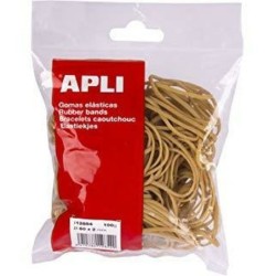 Gomas elásticas Apli Marrón 60 x 2 mm (10 Unidades)
