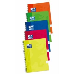 Cuaderno Oxford Write&Erase Multicolor Din A4 80 Hojas 21,5 x 31,5 cm 5 Piezas