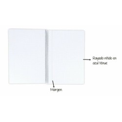 Cuaderno Oxford Write&Erase Multicolor Din A4 80 Hojas 21,5 x 31,5 cm 5 Piezas