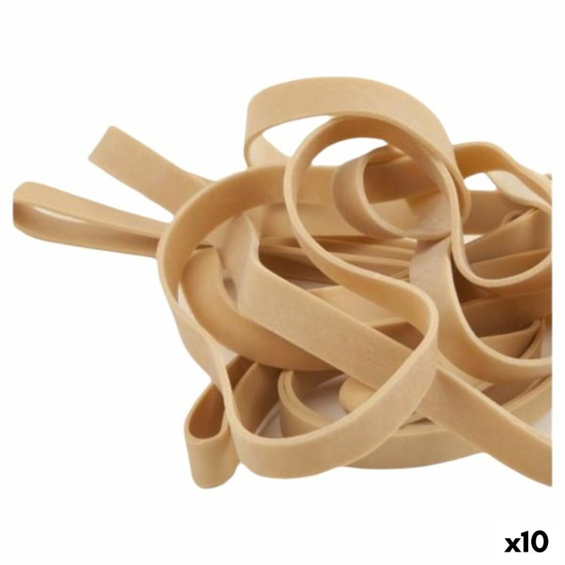 Gomas elásticas Apli Marrón 200 x 10 mm (10 Unidades)