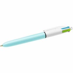 Set de Bolígrafos Bic Fun Azul Blanco (12 Piezas)
