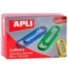 Clips Apli N 2 Multicolor Alambre 32 mm (10 Unidades)