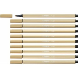Rotuladores Stabilo Pen 68 Ocre (10 Piezas)