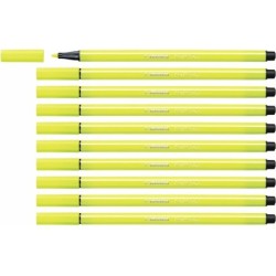 Rotuladores Stabilo Pen 68 Fluorescente Amarillo (10 Piezas)