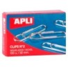 Clips Apli N 2 Plateado Níquel 32 mm (10 Unidades)