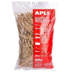 Gomas elásticas Apli Marrón 100 x 5 mm (10 Unidades)
